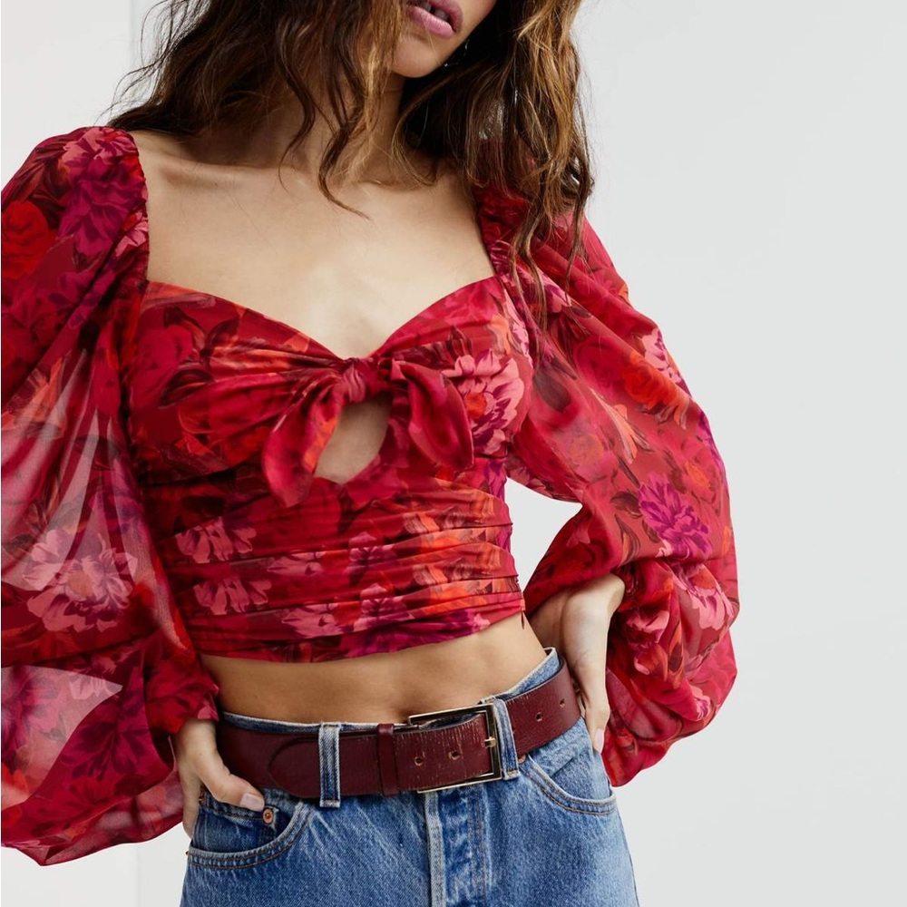 For Love and Lemons Trisha Crop Top